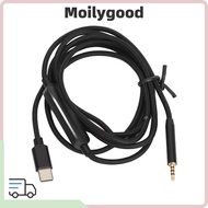 MOILYMY 2.5mm to Type C Cable, With Mic Lossless Noiseless 2.5mm to USB C Sound Cord, 4.9ft / 1.5m B