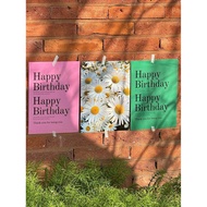 Korean Style ins Style Niche Atmosphere Birthday Letter Decoration Poster Party Decoration Photo Pro