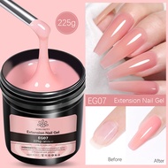BORN PRETTY 225g Jelly Nude Gel Nail Extension Gel Translucent Semi Permanent Soak Off UV LED Gel Va