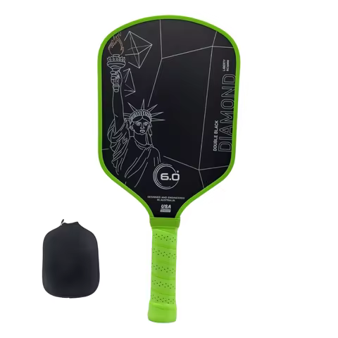SONGYI Six Zero pickleball Racket Thermoformed T700 Double Black Diamond 16mm Professional Grade Pic