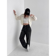 [AMUSEBEBE] Korean Style Anorak Short Cropped Windbreaker