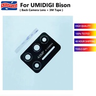New For UMIDIGI Bison Back Camera Lens Replacement For UMIDIGI Bison Camera Glass Lens Cover + Glue