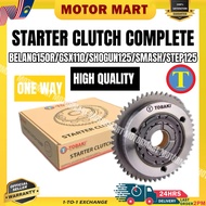 BELANG150R/GSX110/SHOGUN125/SMASH REVO/SMASH/STEP125/VS125/GT128/KRISS110/EX90 STARTER CLUTCH COMPLE