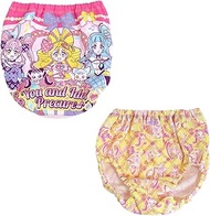 Bandai Kimi to Idol Pretty Cure ♪ Premium Panties, Set of 2, A Pattern (39.4 inches (100 cm), 43.3 i