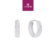 HABIB 750/18k White Gold Earring GWE0T71