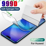 Hydrogel Soft Film Full Cover Screen Protector For Huawei P30 P20 Lite P40 Pro Nova 2i 3i 5T 7i 7 Se Honor 8X Y7a Y7 Y9 Pro Prime 2019 Y7P Y6P Y5P Y6s Y9s