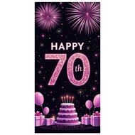70th Birthday Backdrop Balloons Photography Background For Women Shining Diamond Fabulous 70 Bday Pa
