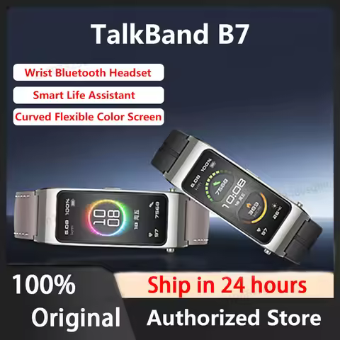 Huawei TalkBand B7 Smart Wristband Bluetooth 5.2 1.53 Inch AMOLED Screen Kirin A1 Processor Call Ear