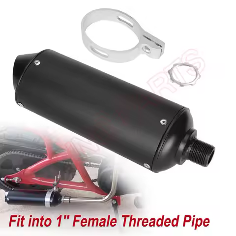 Performance Exhaust Muffler for Predator 212 196cc GX160 420cc 301cc GX390 98cc 6.5 HP Models Colema