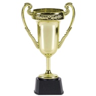 Gold-Plated Jumbo Trophy Cup Favors - 5" x 9" (1 Count) - Stunning Plastic Awards - Perfect for Cele