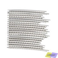 LIORAAAT 20pcs Guitar Fret Wire​, ​Chrome ​Luthier Tools​ ​Fretwire Set​, Durable ​Copper 2.0mm Widt