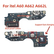 Suitable for itel A60 A662 A662L USB charging board port flexible panel socket microphone, with IC s