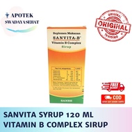 Sanvita B SYRUP 120ml - Vitamin B Complex SYRUP Sanvita-B Complex