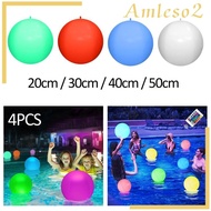 [Amleso2] 4 Pieces Beach Toy Inflatable Beach Ball for Beach Decoration Outdoor Indoor
