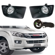 DMAXไฟตัดหมอก ไฟตัดหมอกดีแม็ก สปอร์ตไลท์ Foglight Foglamp for ISUZU DMAX ปี 2012-2015(รวมถึงหลอดไฟแล