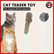 Cat Toys Pet Cat Teaser Toys Cat Teaser Stick Cat Interactive Toys Feather Stick Cat Teasing Stick