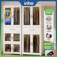 INHO L55/65cm Multifunction Moveable Stackable Storage Cabinet Modern Design Wardrobe Storage