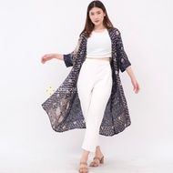 Cassie Outer Batik Batwing Viscose Cardigan Viscose