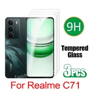 3 PcsTempered Glass Film For Realme C71 C 71 RealmeC71 4G 2025 Phone Screen Protector Full Cover Cle