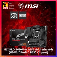 MSI PRO B650M-A WIFI Motherboards - (HDMI/DP/AMD B650 Chipset)