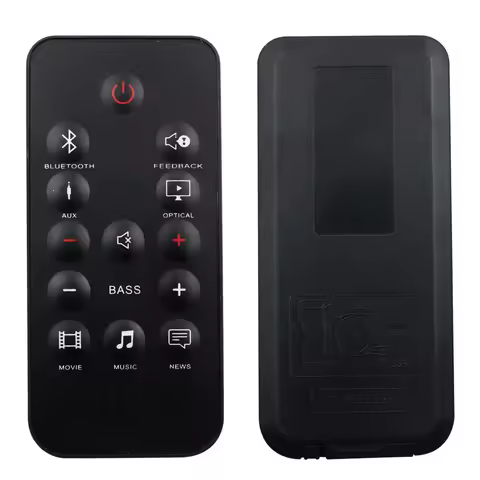 Remote Control For JBL Bar Studio 2.0-Channel Soundbar With Coin Battery