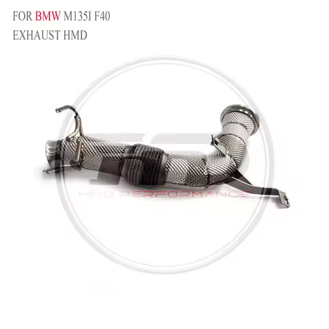 HMD Exhaust System High Flow Performance Downpipe for BMW m135i f40 With Catalytic exhaust downpipe