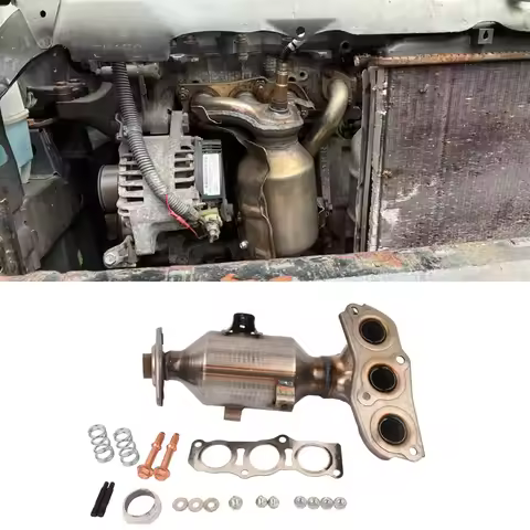 Auto Catalytic Converter Kit Engine Parts For Citroen C1 Peugeot 107 Toyota Aygo 1.0 12V EURO 3 0342