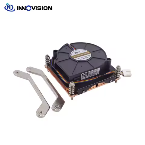 New LGA1200 LGA1150 1151 1155 1156 1200 1U CPU Cooler Active Heatsink With High-speed fan