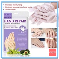 ALIVER Hand Repair Mask Anti-Aging Nourishing Hand Mask Exfloiating Removal Dead Skin 1 Pair |  保湿补水