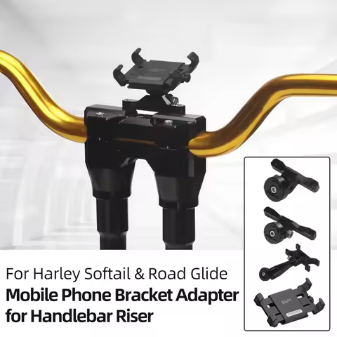 Mobile Phone Bracket SP Phone Holder Stand Bracket Phone Bracket Adapter for Harley Davidson Softail