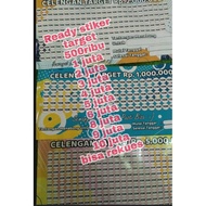 Target stickers 500 thousand/ 1 million, 2 million, etc.