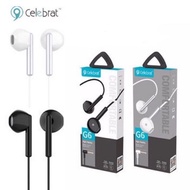 {READY STOCK} Celebrat G6 Celebrat handsfree wired headphones earphones earbud