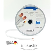 Inakustik PREMIUM LS 2x4mm AWG11 Kable Speaker (Made In GERMANY) White (Price per meter)