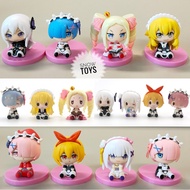 Re:zero Model - Ram Rem Rezero Emilia Frederica Echidna Cat Cosplay - Re:Life in a different world f