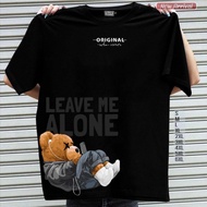 T-Shirt Bear Pattern ALONE S-6XL Big Size Large baju t shirt lelaki t shirt lelaki baju lelaki