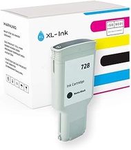 XL-Ink Compatible Inkjet for HP 728 (300ml: Matte Black, F9J68A)