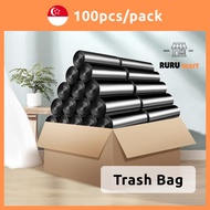 [RURUMART] 100pcs Plastic Trash Rubbish Bag/ Garbage Bag /Grocery Plastic Bag | 45x50cm