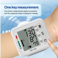 เครื่องวัดความดัน เครื่องวัดความดันโลหิตอัตโนมัติ เครื่องวัดความดันแบบพกพา หน้าจอดิจิตอล Blood Pressure Monitor LCD Sphygmomanometer คู่มือภาษาอังกฤษ
