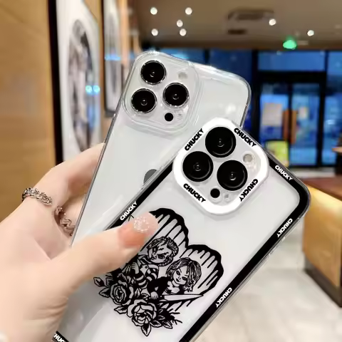 Print Good Guys Chucky Clear Case For VIVO Y04 Y15S Y16 Y17S Y19S Y20 Y21 Y28 Y29 Y22S Y27 Y35 Y36 Y