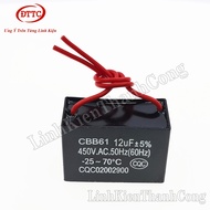 CBB Fan Capacitor 12uF 15uF 20uF 25uF 450VAC