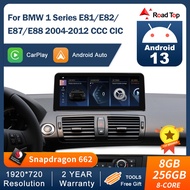 Android 13 Touch Screen For BMW 1 Series E81/E82/E87/E88 2004-2012 CCC CIC System 8+256G Car CarPlay