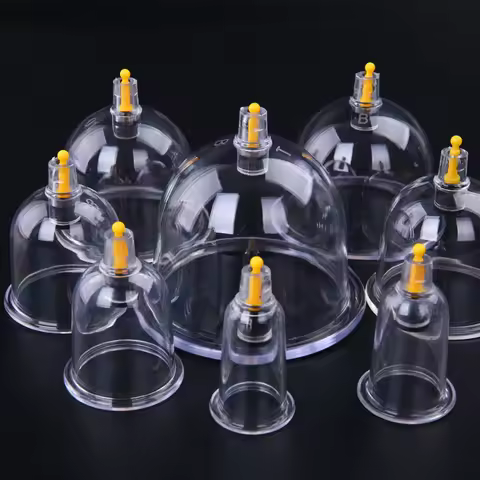 Wholesale 30pcs/lot Hijama Cupping Cupping Cups Set Vacuum Cans Hijama Banks Cupping Therapy Set Mas