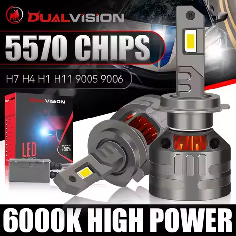 K5C H7 H4 H1 Led Headlight 5570 CSP 4300K 6000K Canbus H11 H8 H9 HB3 9005 HB4 9006 9012 HIR2 STG PTF