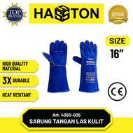 Hasston Sarung Tangan Kulit Coklat / Safety Gloves (4050)