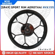 [SR49] SPORT RIM AEROTHAI NVX155 BLACK Motorcycle Motorcycle