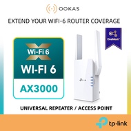 TP-LINK RE705X AX3000 / RE505X AX1500 Onemesh WiFi 6 Wireless AX WiFi Range Extender / Repeater / Ac
