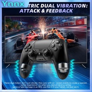 Wireless Bluetooth Gamepad with Dual Vibration Remote Game Controller for PS4/PC/Steam/iOS/Android G