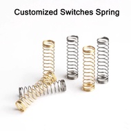 【Worth-Buy】 Mechanical Keyboard Switch Spring Customized Gold-Plated Silver Gaming Springs For Cherry Gateron Jwick Mx Switch Diy Repair