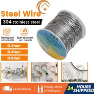 304 Stainless Steel Wire Wire 0.3-0.8mm Steel Wire Soft Thin Stainless Steel Wire Wire 304不锈钢钢丝线