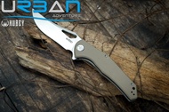 Pisau Outdoor Kubey KU151 Panthera Liner Lock Flipper Knife Tan G10